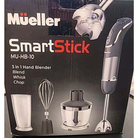 Mueller Smart Stick Food Processor 800W 12 Speed MU-HB-10- Blend, Whisk, Chop - Picture 6 of 7